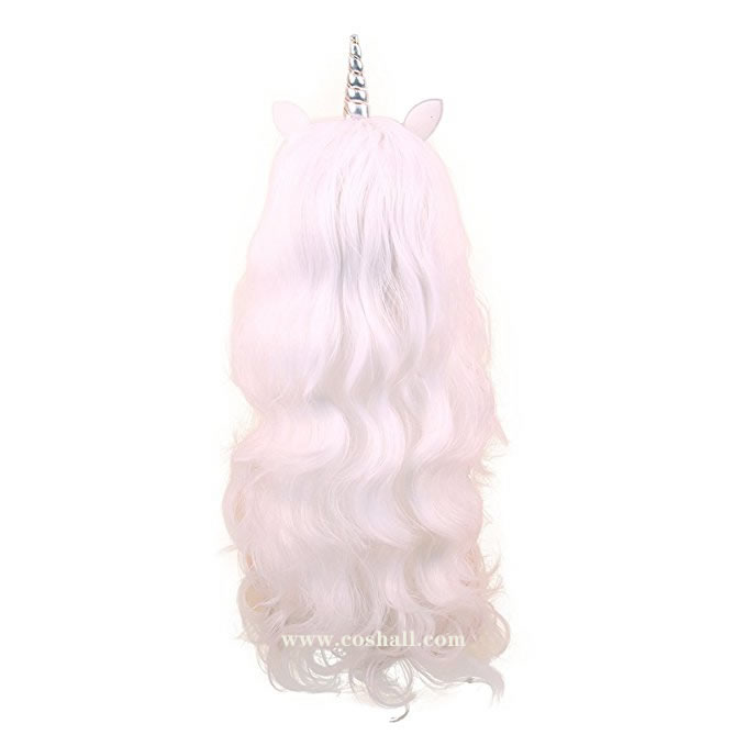 Rainbow Unicorn Adult Wig Costume