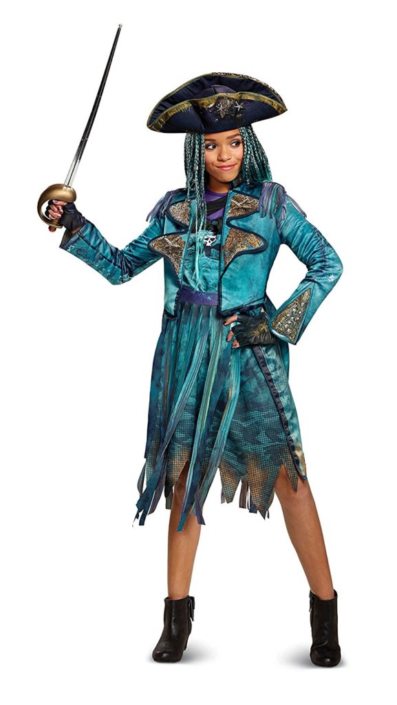 Disney Uma wig Deluxe Descendants 2 Costume wigs for halloween