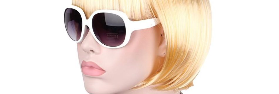 Short Blonde Wigs Golden Bob Hairs Synthetic Material for Cosplay Wigs