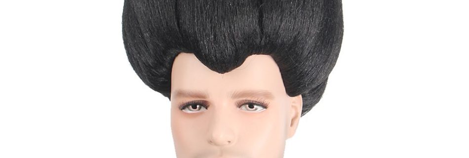 Afro Black Clown Wig for Men Halloween Costumes